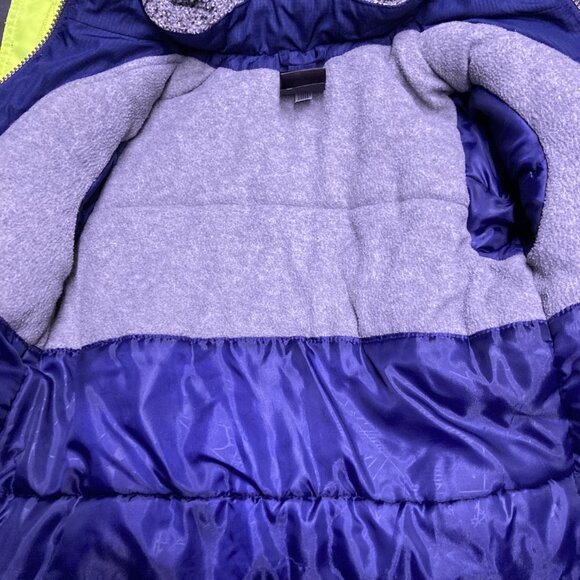 Zero Xposur Toddler Boys 3T Winter Jacket – Blue & Gray Fleece-Lined Hood - Picture 5 of 7